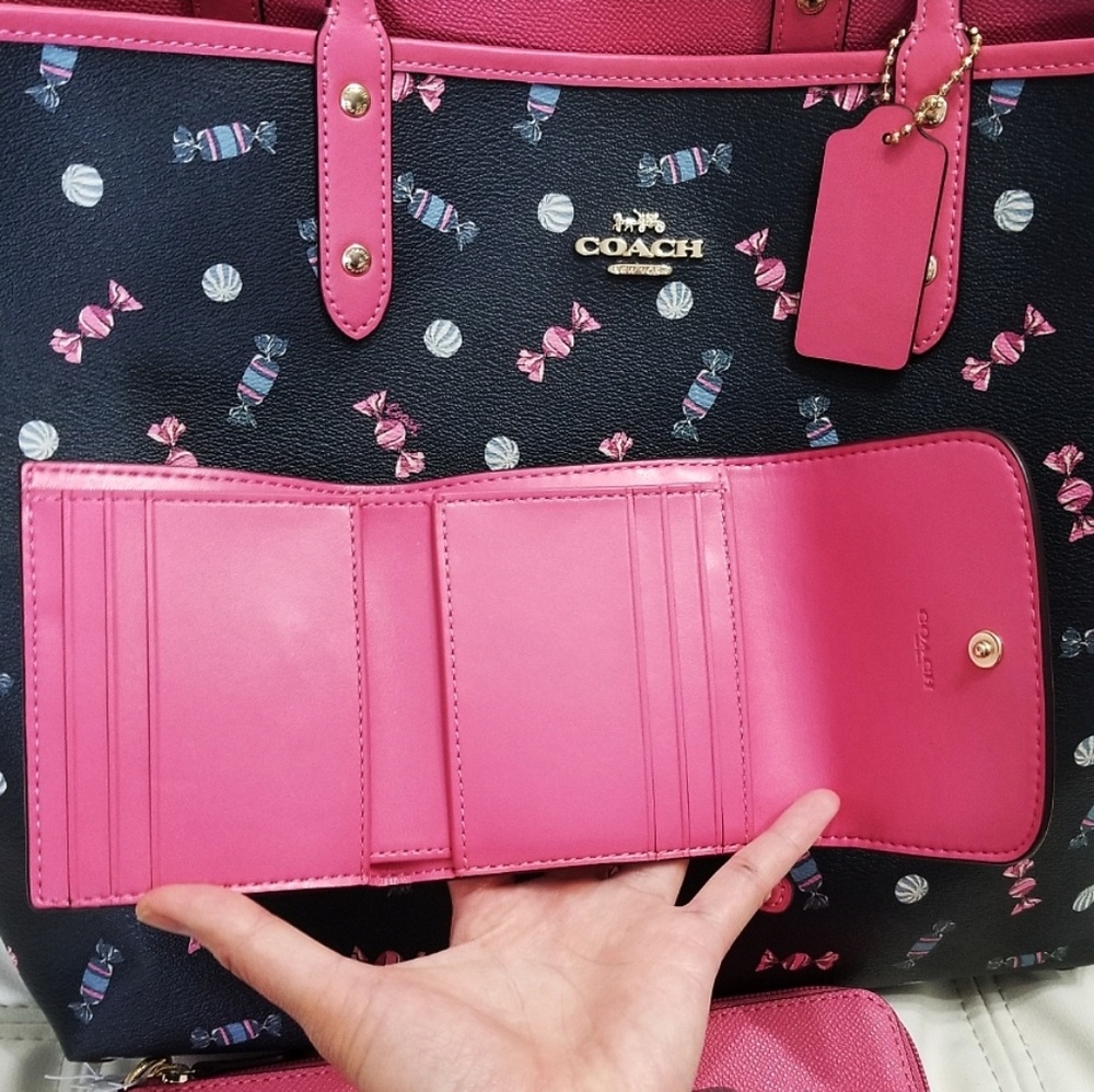 🍒NWT🍒 COACH CANDY 2 IN 1 TOTE+WALLET SET - Picture 5 of 8